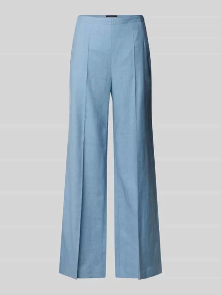 Spodnie typu marlene z mieszanka lnu o kroju slim fit Windsor