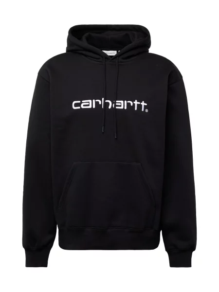 Carhartt WIP Tréning póló fekete / fehér