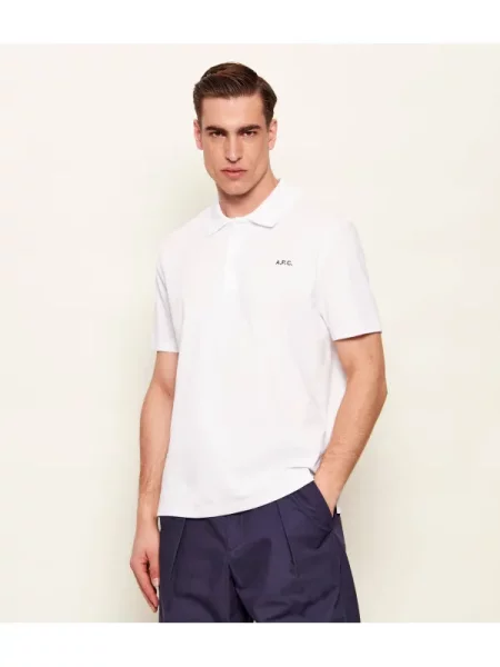 Póló A.P.C. Standard Polo Shirt White L fehér