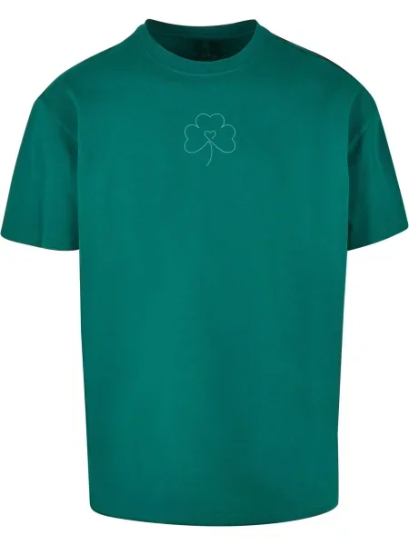 Merchcode Tricou Spring Leaf Clover Flower / jad verde