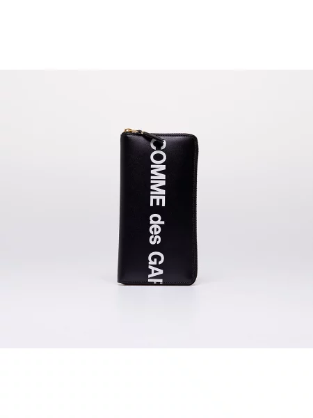 Portfel Comme Des Garcons Wallets z logo czarny