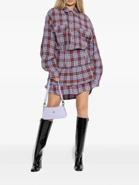 Pledinė kostiumas mini mini suknelė Vivienne Westwood violetinė