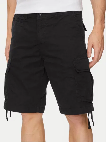 Jack & Jones Kratke hlače iz tkanine Cole črna