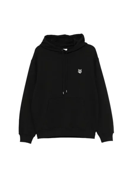 Bluza z kapturem Maison Kitsune czarna
