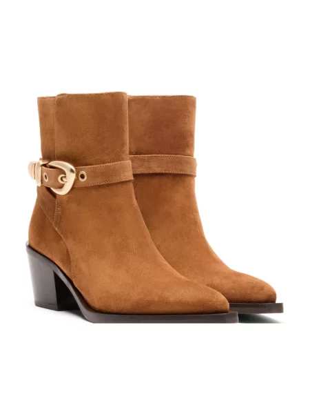 Botki Stuart Weitzman brązowe