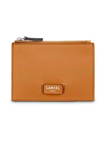 Portfel Lancel elegancki brązowy