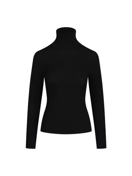 Sweter z golfem Mc2 Saint Barth czarny