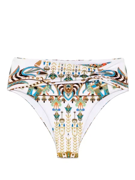 Talia strój kąpielowy Camilla z wysoką talią biały