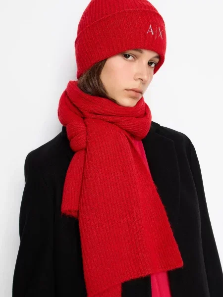 Шарф Armani Exchange красный