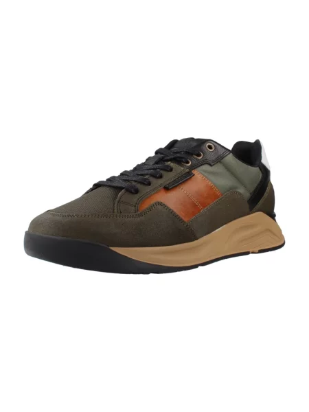 Sneakersy Bullboxer skórzane zielone