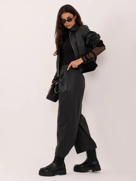 Hlače Italy Moda crna
