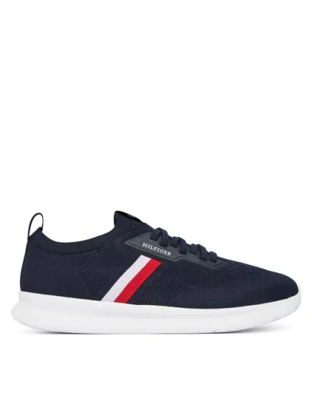 Tommy Hilfiger Сникърси Lightweight Knitted Runner Тъмносин
