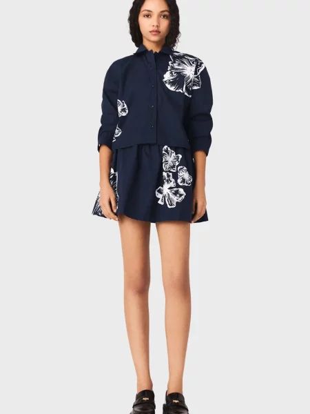 Сорочка Maje синя