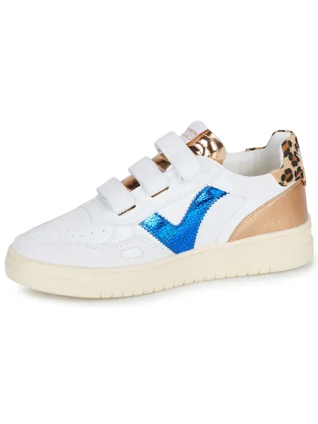 Pantofi Victoria cu imagine cu imprimeu animal print alb