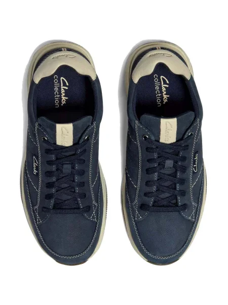 Čipkované tenisky Clarks modrá