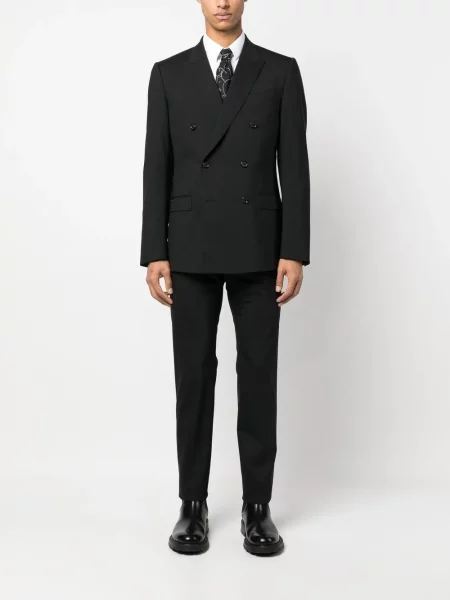 Garnitur Dolce And Gabbana dwurzędowy czarny