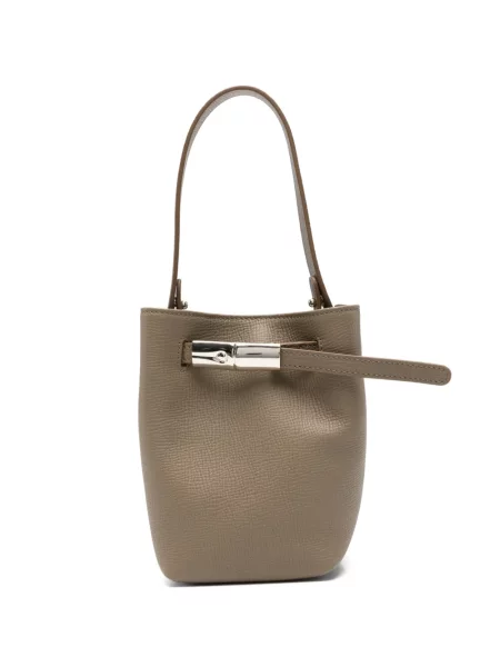 Geantă Longchamp din piele verde