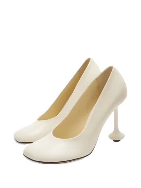 Pantofi cu toc Loewe din piele alb