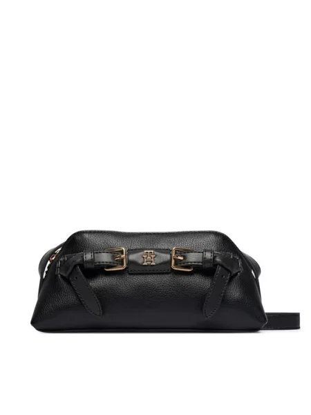 Tommy Hilfiger Τσάντα Th Buckle Micro Crossover μαύρο