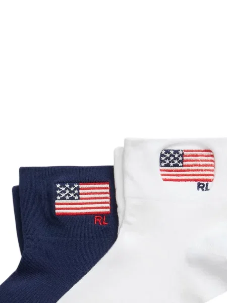 Маратонки Polo Ralph Lauren с автограф с връзки от рипсено кадифе синьо
