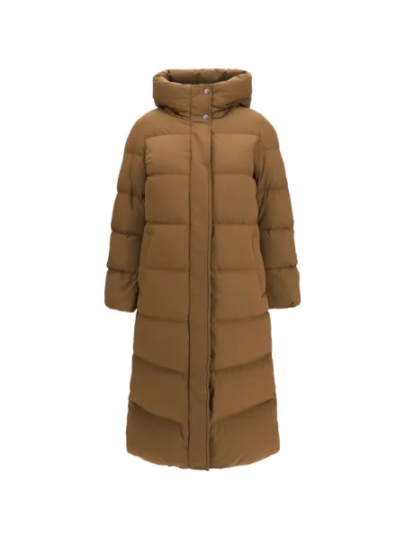 Palton Woolrich cu glugă maro