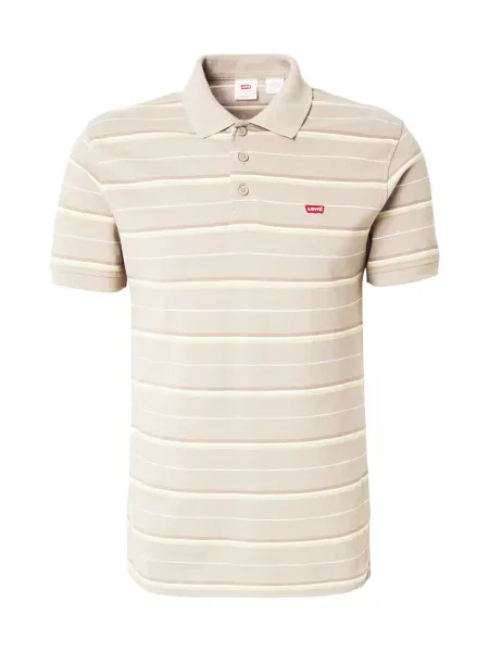 LEVI'S ® Tricou Housemark bej / maro deschis / galben deschis alb
