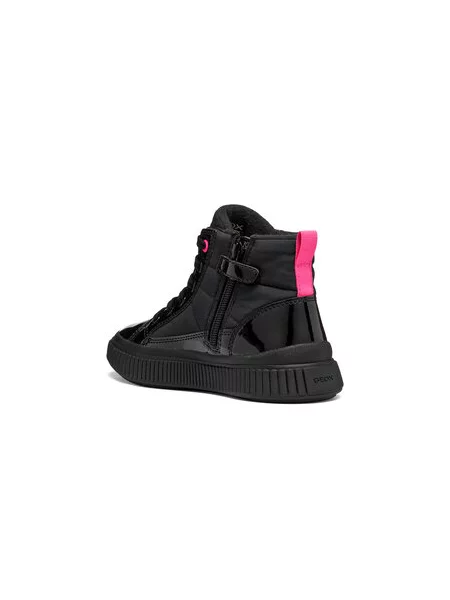 Gležnjače Geox J Laquinny Girl B Abx S crna