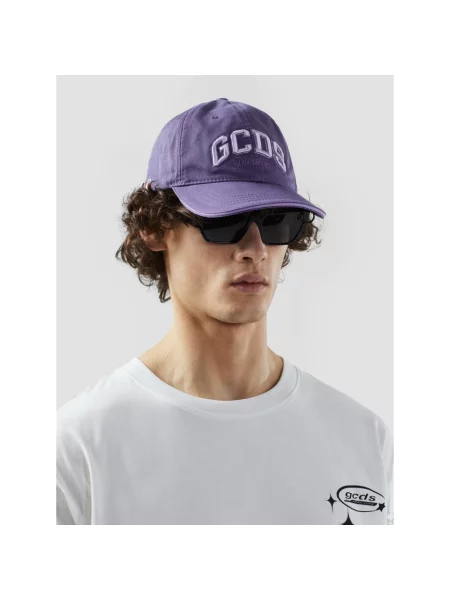 Czapka z daszkiem Gcds z logo fioletowa