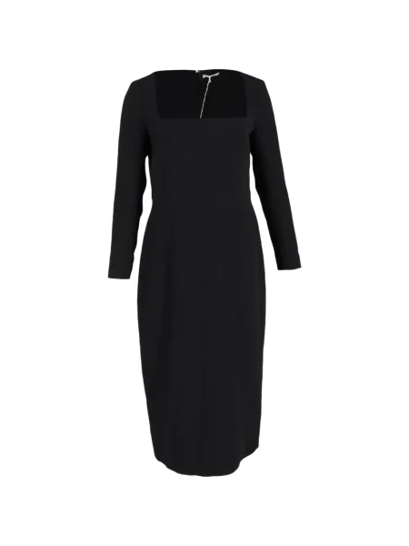 Rochie midi Emilia Wickstead până la genunchi de costum negru