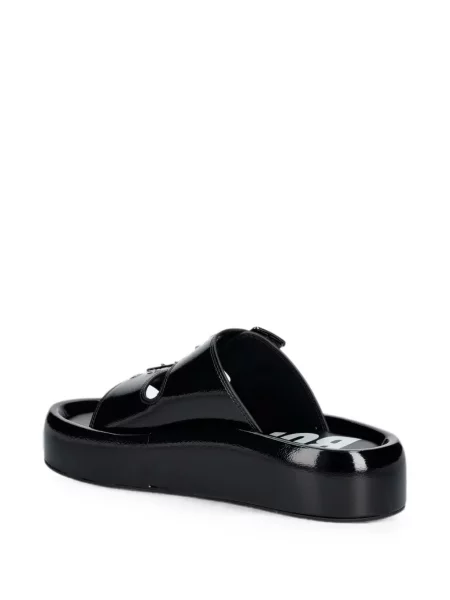 Sandale Buffalo cu cataramă negru
