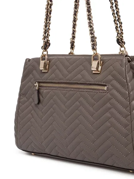 Geantă shopper Guess maro