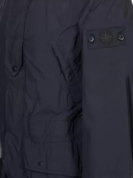Geacă Stone Island cu strasuri albastru