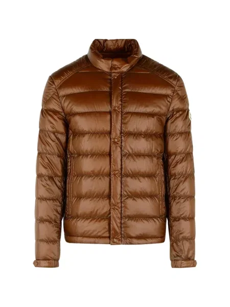 Geacă Moncler cu autograf maro