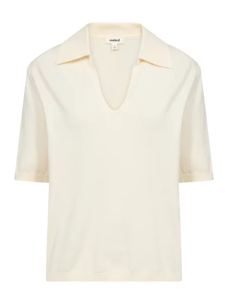 SOAKED IN LUXURY Pulover alb