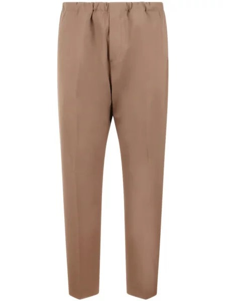 Vunene hlače Nine In The Morning smeđa