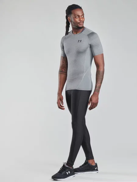 Under Armour tréninkové tričko Ua Hg Armour Comp SS grey černé