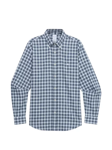 Cămașă Brooks Brothers în carouri albastru