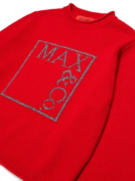 Sweter dziecięcy Max&co. czerwony