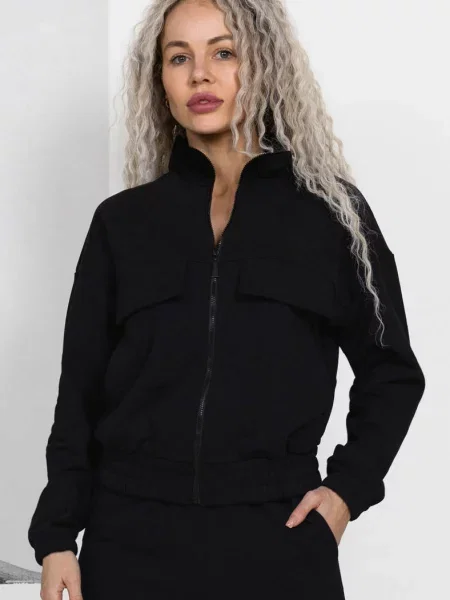 Женская олимпийка на чорна