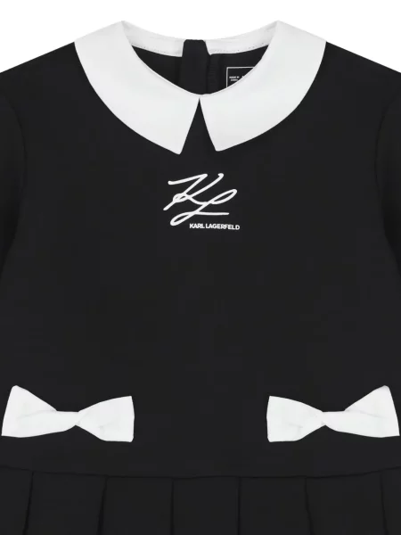 Sukienka dziecięca Karl Lagerfeld czarna