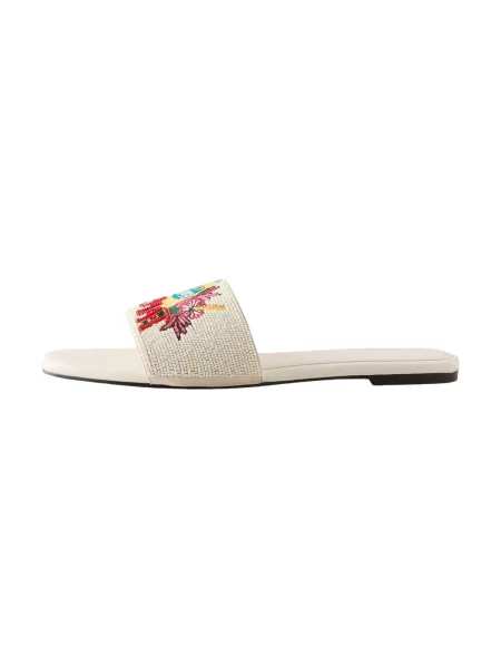 Next Papucs Forever Comfort® sárga / rózsaszín / piros fehér