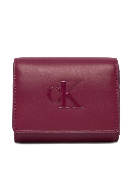 Portfel Calvin Klein bordowy
