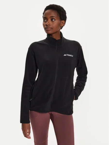 Bluză Adidas din fleece negru