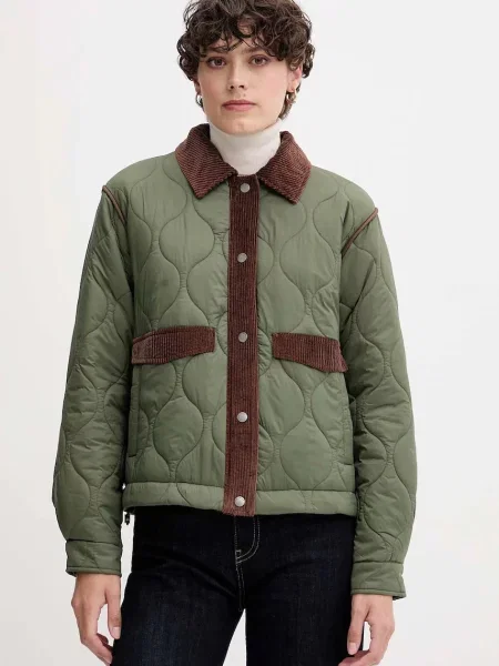 Pepe Jeans geacă de tranziție verde