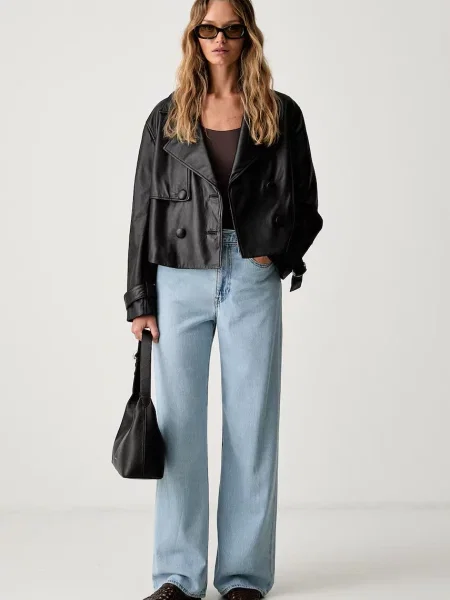 Maison Margiela top dámsky s elastanom hnedá