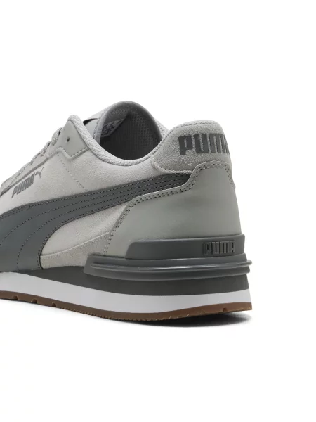 Sneakersy zamszowe unisex ST Runner v4 PUMA szare