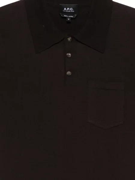 Tricou polo A.p.c. maro