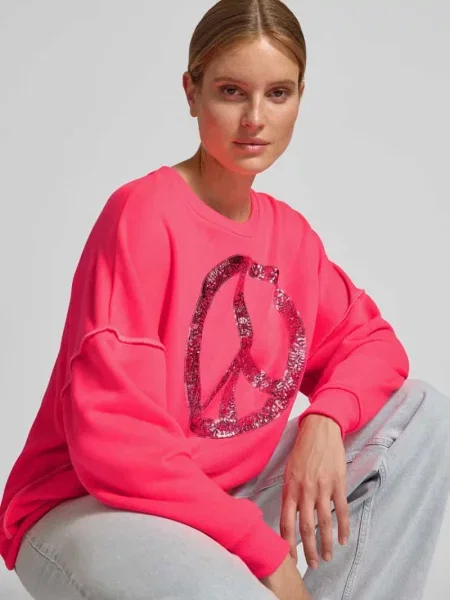 Bluza o kroju oversized z mieszanki bawełny Miss Goodlife