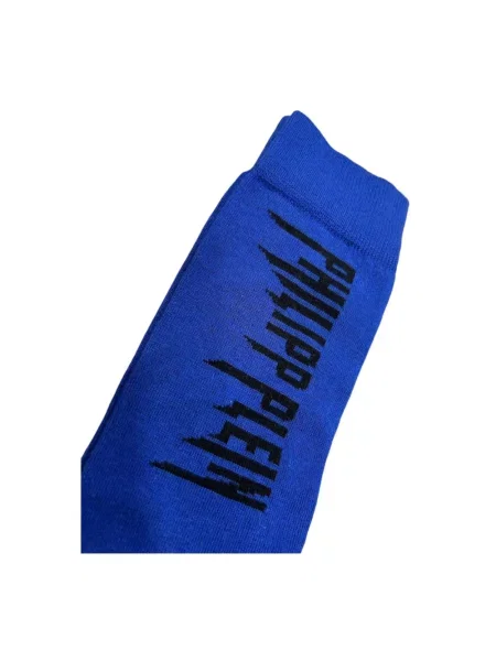 Skarpety Philipp Plein niebieskie
