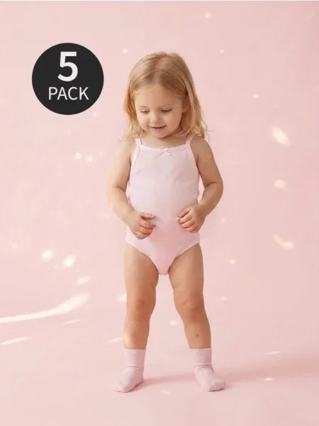 Sinsay body na ramínka 5 pack krémová